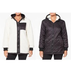Sanctuary Reversible Quilted Teddy Sherpa Jacket